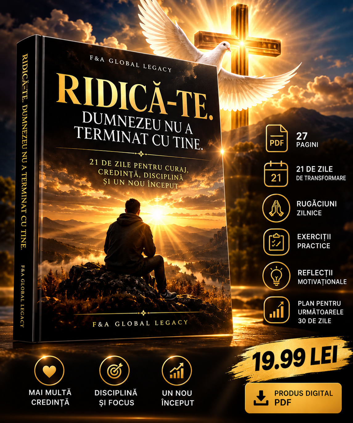 🙏 NU RENUNȚA! Dumnezeu are un plan pentru tine ✨ | 21 de zile de credință, putere și motivație